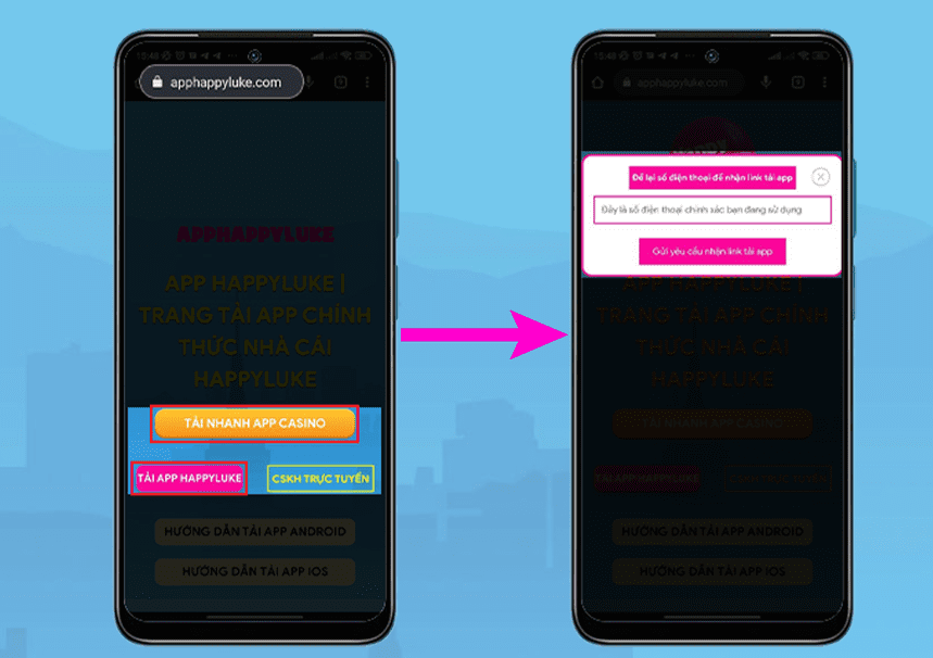Tải xuống ứng dụng Happy Luke trên Android và iOS của bạn